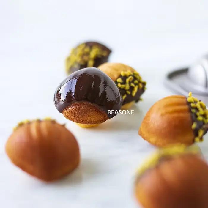 Moule à gâteau de madeleine en forme de cœur en métal pour gâteaux romantiques et décorations de desserts pour femmes occasions spéciales