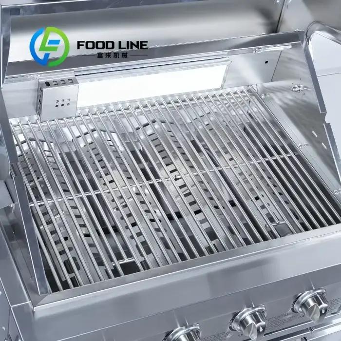 Barbecue à gaz autonome d'extérieur avec brûleur arrière infrarouge – Catégorie de produits : Barbecues