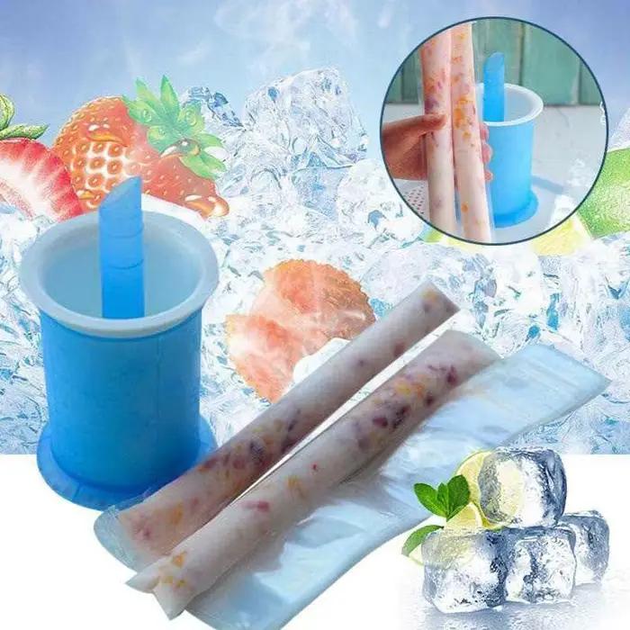 100 sacs de congélation jetables pour bâtonnets glacés DIY, moules pour crèmes glacées maison, activités estivales