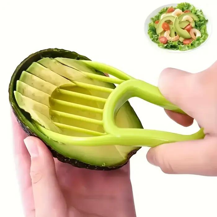 Éplucheur multifonctionnel pour avocat et couteau à kiwi avec fonction de décorticage - Outil de cuisine disponible en trois couleurs au choix