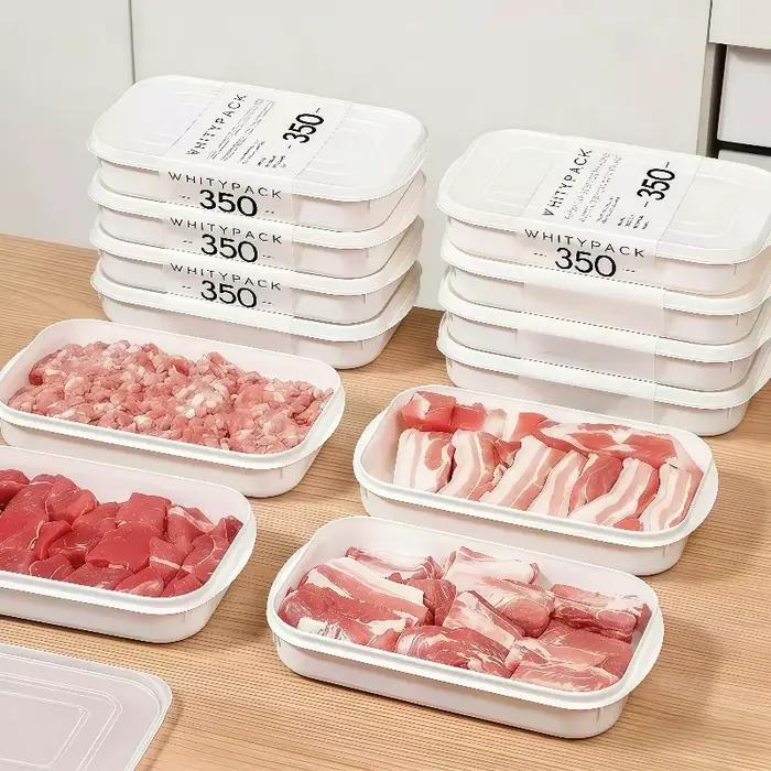20 pièces (10 contenants + 10 couvercles) Boîtes alimentaires hermétiques de 350 ml