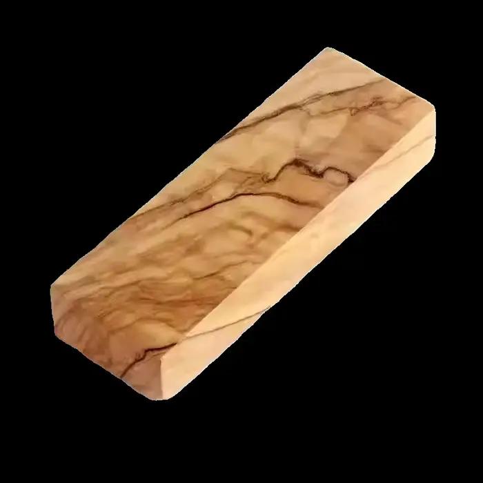 Bois d'olivier naturel de qualité supérieure, 23 tailles, matériau fait à la main, manche de couteau, tuyau, vaisselle, Golf, bricolage, matière première artisanale