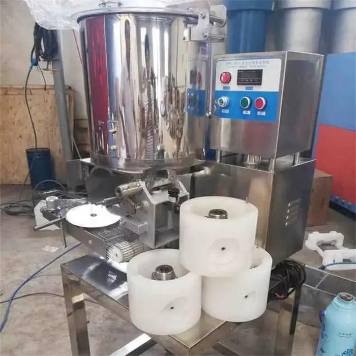 Machine de formage de galettes de viande de hamburger Machine de fabrication de galettes de bœuf jamaïcain Machine commerciale de formage de galettes de hamburger pépites de poulet