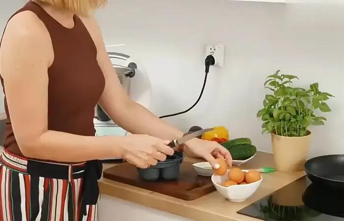 Vapeur d'œufs pour Monsieur Cuisine Connect & Smart pour Thermomix TM6 TM5 TM31, fabricant de formes de cuisson d'œufs