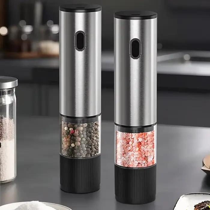 Moulin à sel et à poivre électrique automatique rechargeable