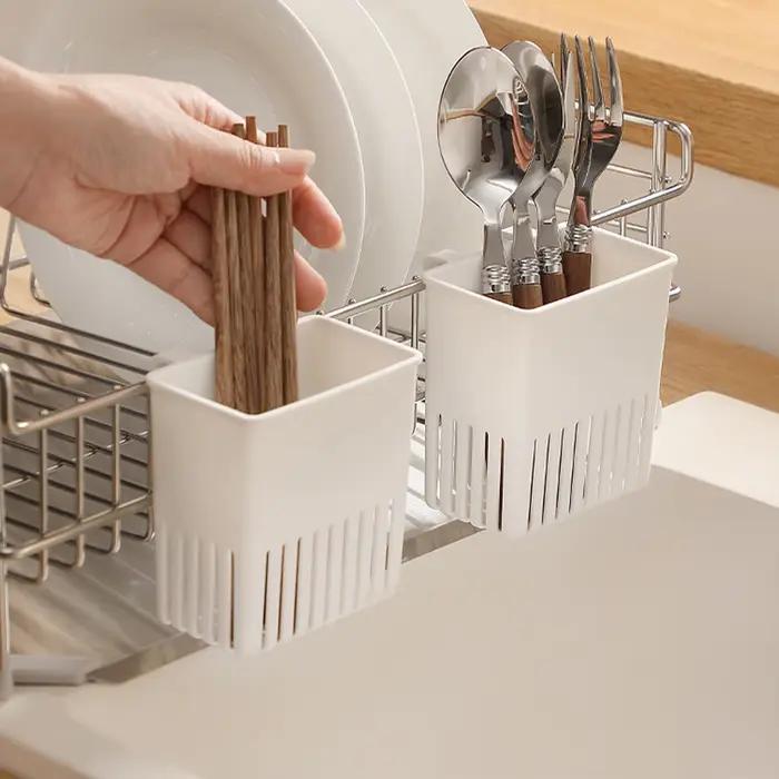 Égouttoir à vaisselle suspendu extensible pour ustensiles de cuisine