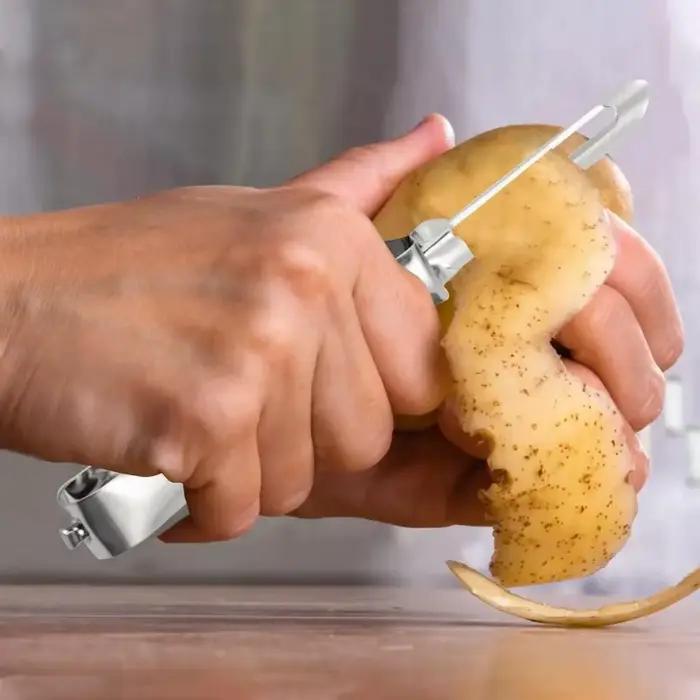 Éplucheur de fruits et légumes, couteau, râpe, éplucheur de pommes de terre, trancheur en plastique, outil de cuisine, Gadget, nouveau gadget