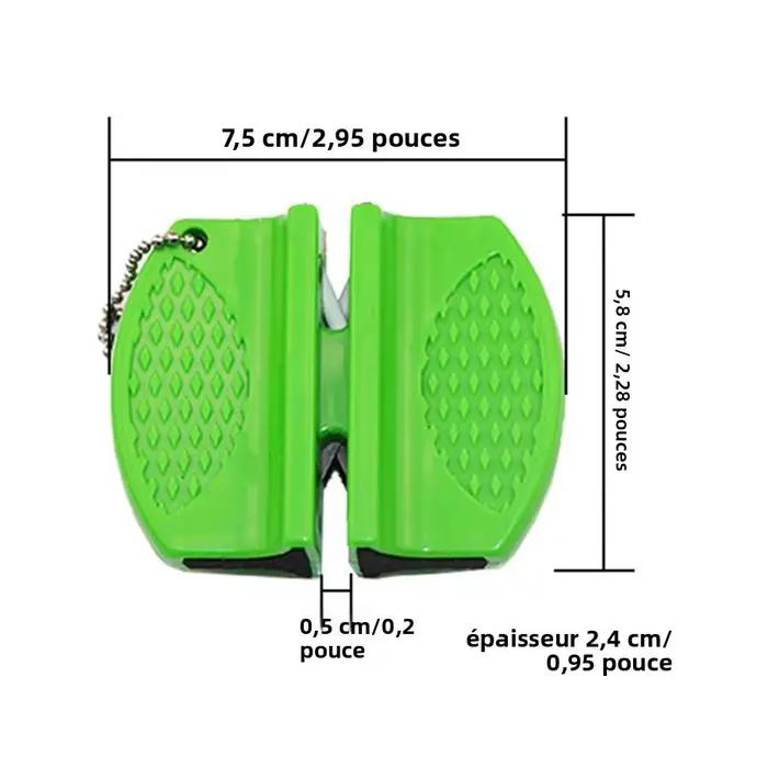 Mini affûteur de couteaux double face