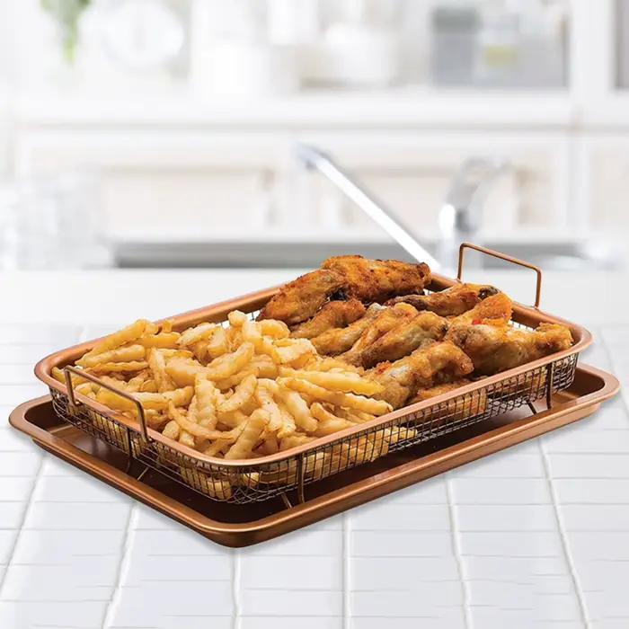 Mir à frites en acier inoxydable résistant à la chaleur