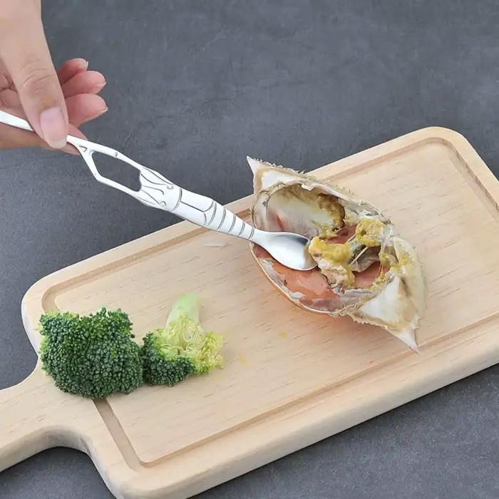 Lot de 3/6 outils professionnels en acier inoxydable pour fruits de mer, pince à homard et crabe imprimée avec boîte, pince à homard, outils pour fruits