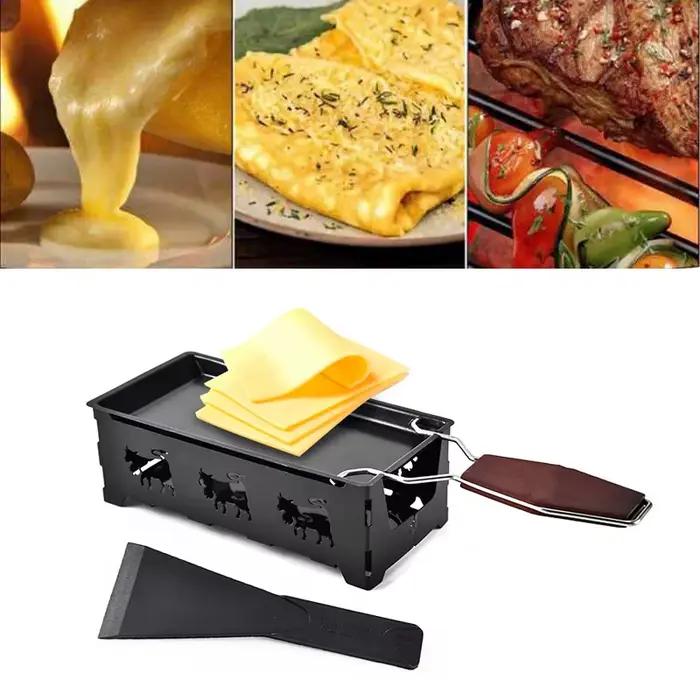 Ensemble de Raclette à fromage antiadhésif
