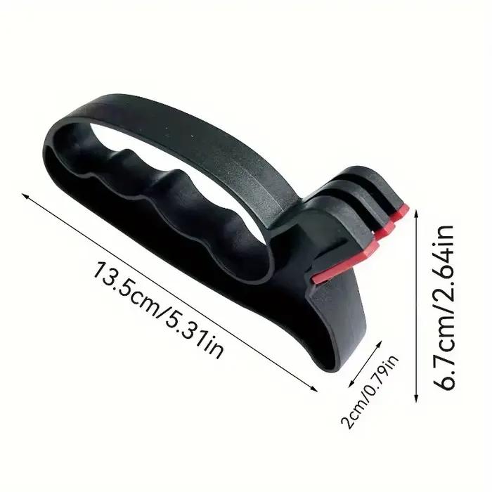 Aiguiseur de couteaux et de ciseaux ergonomique léger multifonction