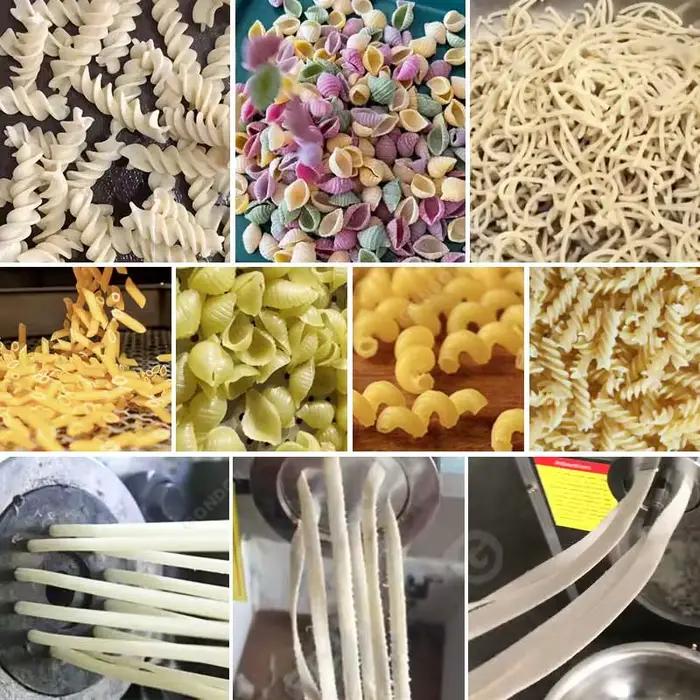 Machine à pâtes électrique compacte 100 kg, machine automatique à spaghetti et macaroni pour ligne de production de restaurant, personnalisable