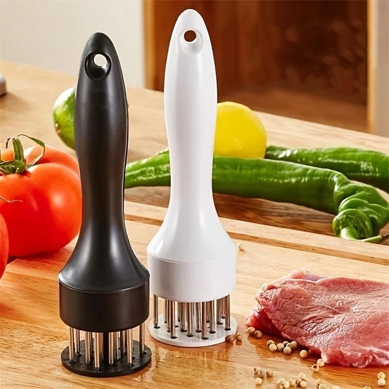 Marteau d'attendrisseur de viande de Steak en acier inoxydable, aiguille de viande en vrac, poinçonn