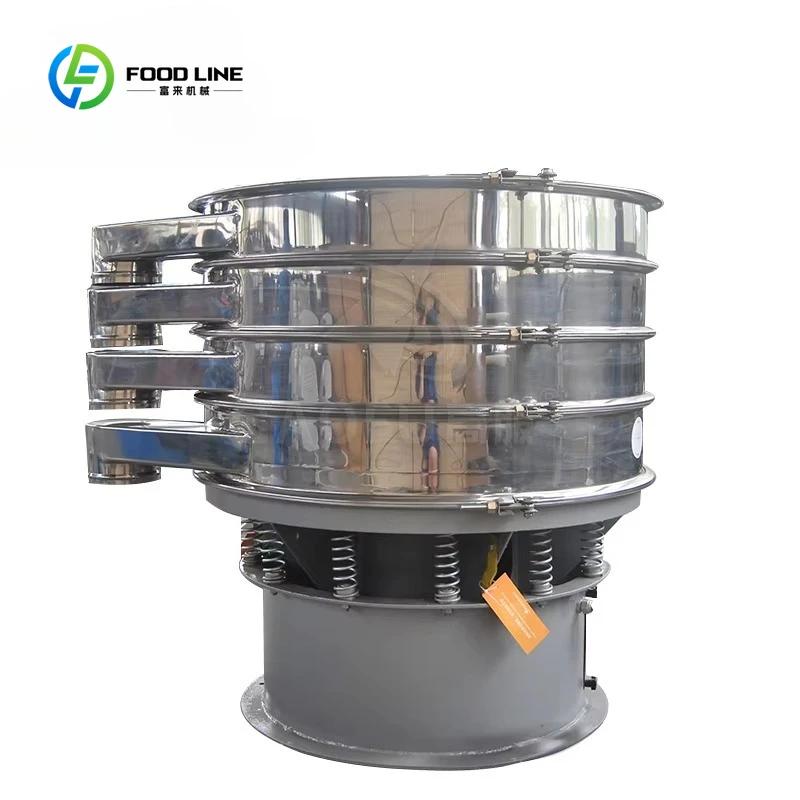 Écran vibrant rotatif multicouche en maille pour le criblage de la farine de maïs, séparateur vibran