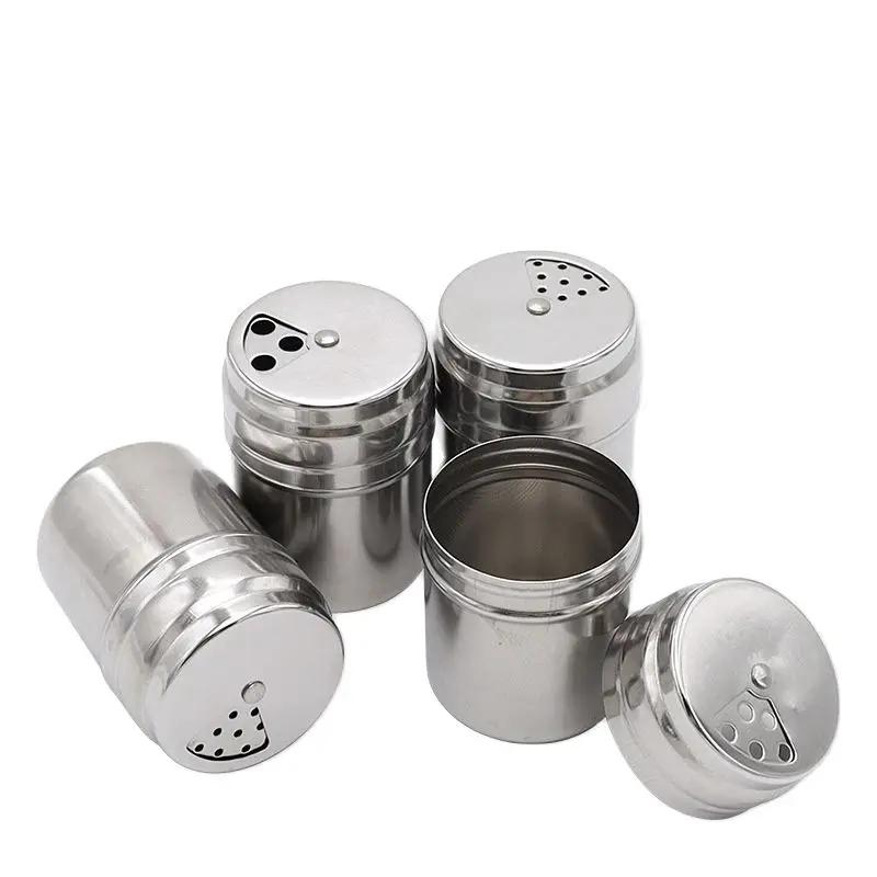 Pot à épices de cuisine en acier, pot Belle, bouteille de stockage, boîte d'assaisonnement pour barb