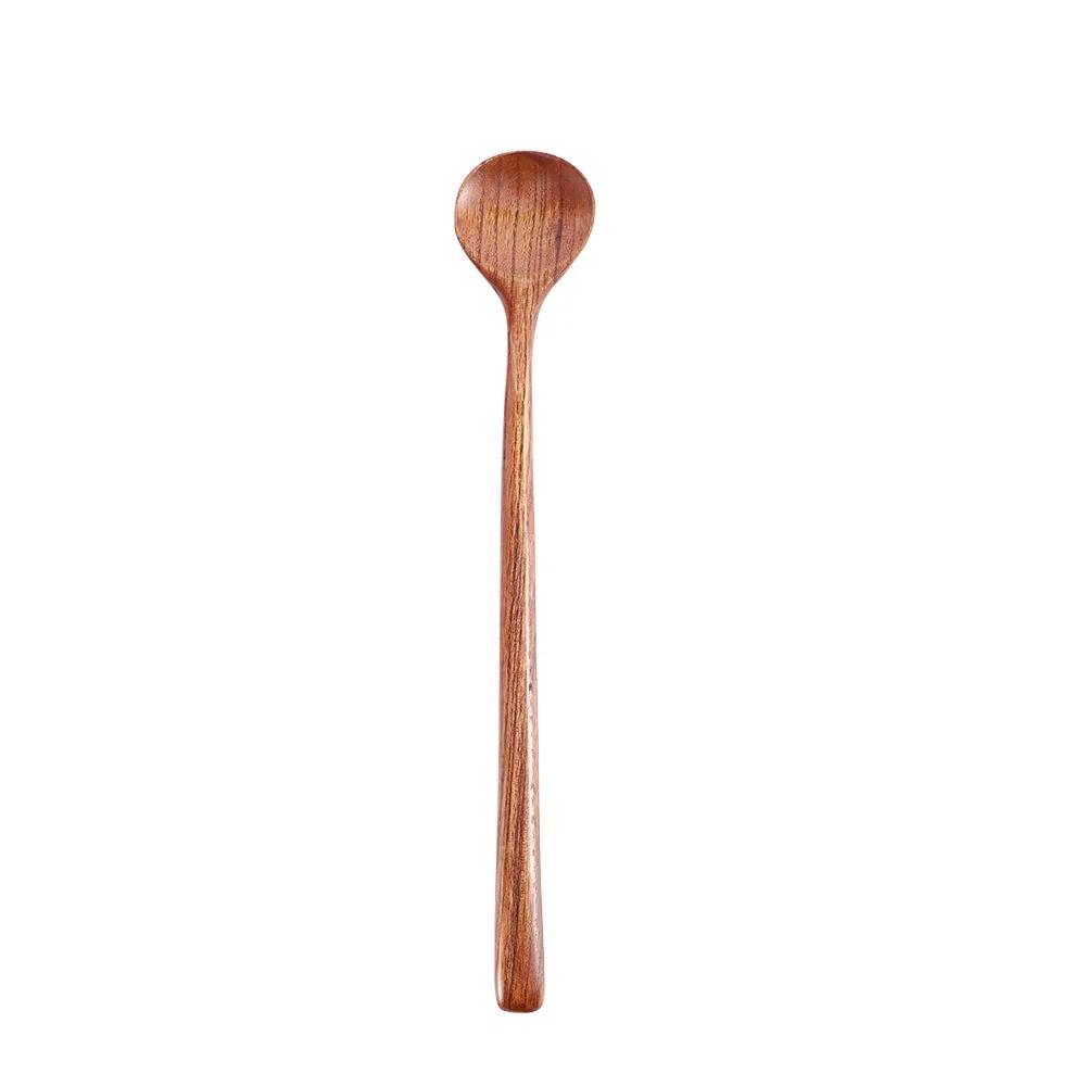 Ustensile de cuisine japonais durable à long manche pour sauces, cuillère à mélanger, cuillère à sou