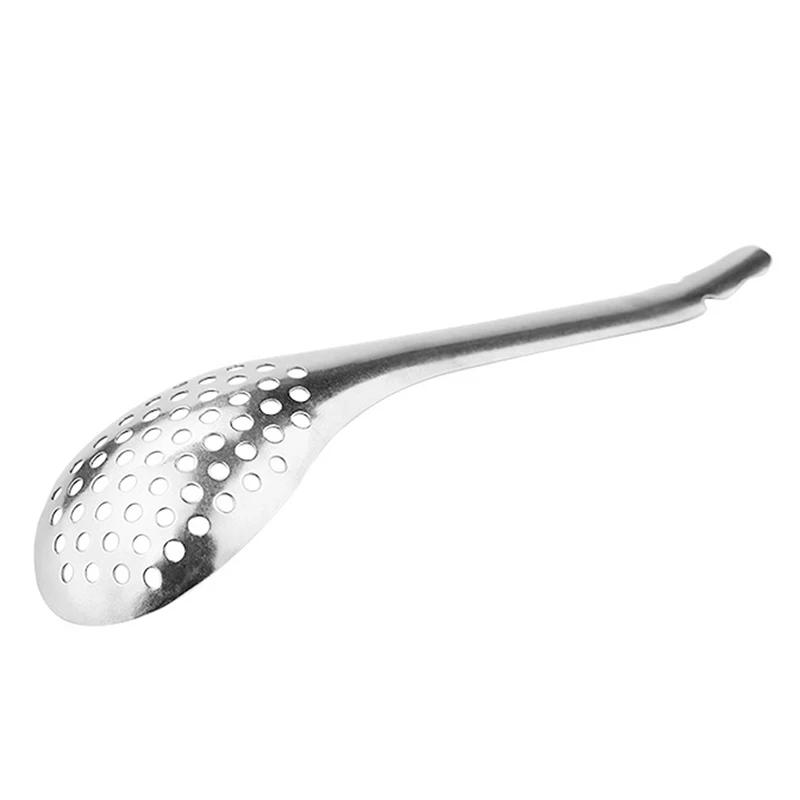Cuillère à Caviar à 56 trous, Gadgets de cuisine utiles, passoire pour jaune d'œuf, 1 pièce