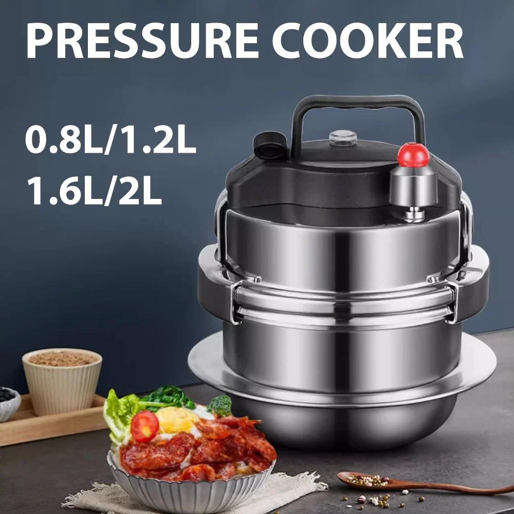 Petit autocuiseur de Camping en plein air 0,8-2l, cuiseur à riz Portable en acier inoxydable 304 pou