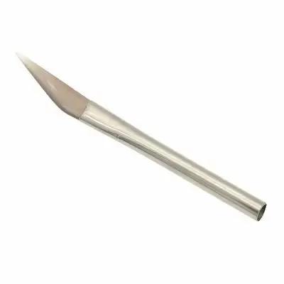 Couteau à agate, polisseur à agate, couteau à polir les bords avec manche en bambou, outils de fabri