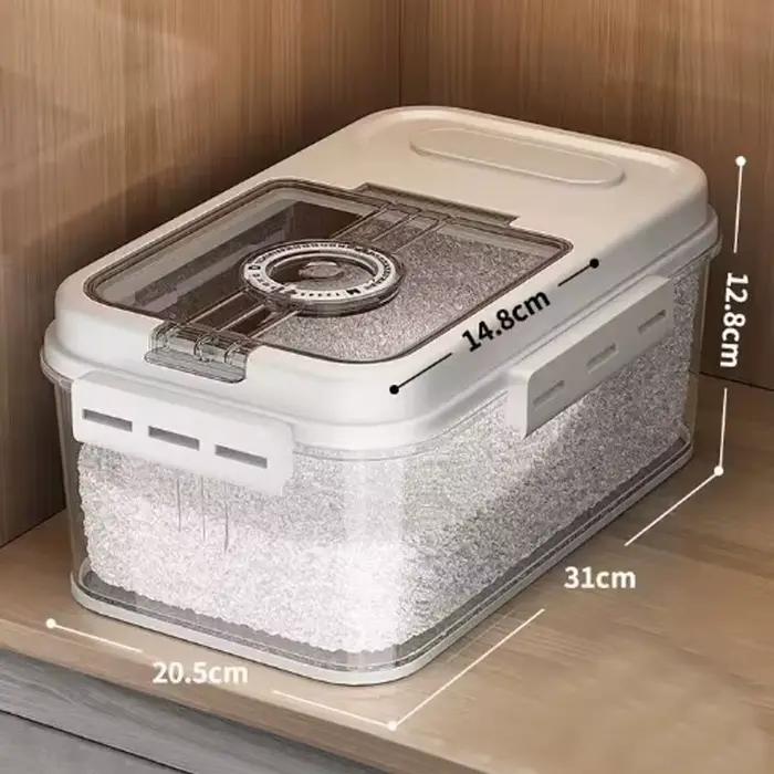 JxBox-Conteneur de stockage hermétique pour seau de cuisine, time static jxKeeper avec couvercle pou