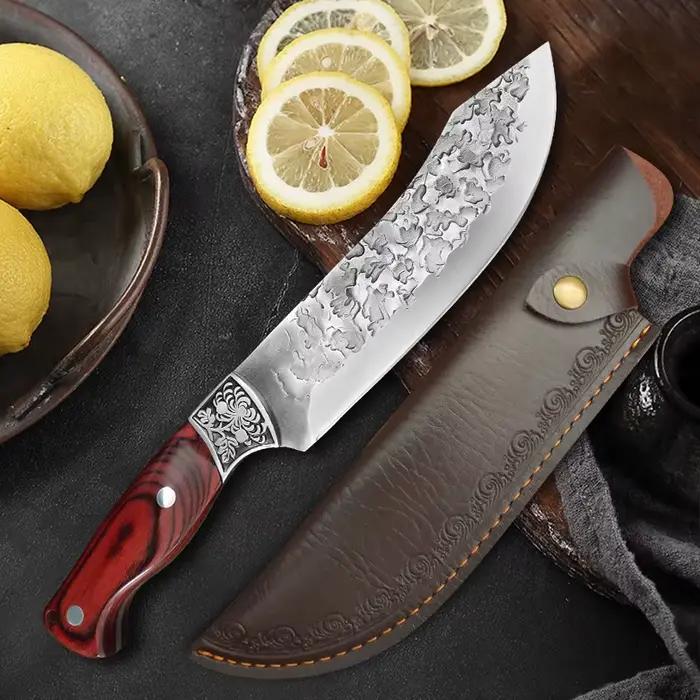 Couteau à désosser de cuisine, couteau à viande de boucher de Chef, couteau d'office de fruits en ac