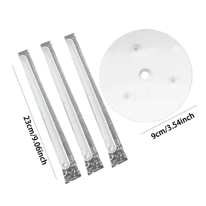 Cadre de Support de gâteau multicouche, supports pratiques, moule rond, Support de Dessert, entretoi