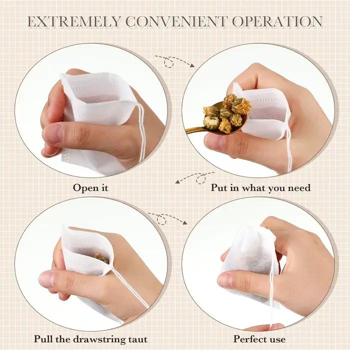 Sachets de Thé au Poulet en Tissu Non Tissé, Infuseur à Thé, Spice, Filtre à Café, Sac en Maille, Ou