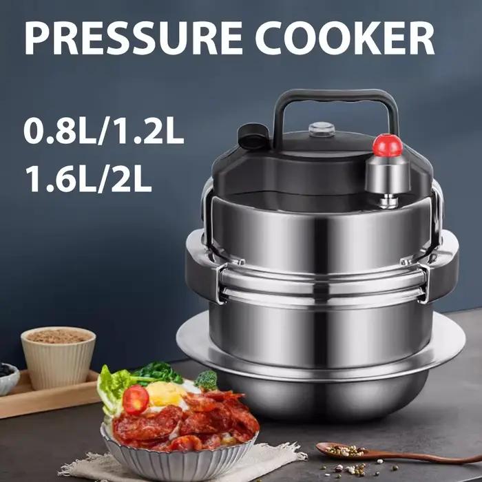 Petit autocuiseur de Camping en plein air 0,8-2l, cuiseur à riz Portable en acier inoxydable 304 pou