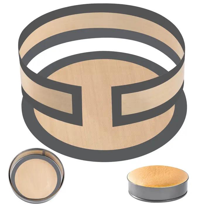 Coussin de cuisson en Silicone adapté au fond plat Springform, empêchant le gâteau de coller au bas