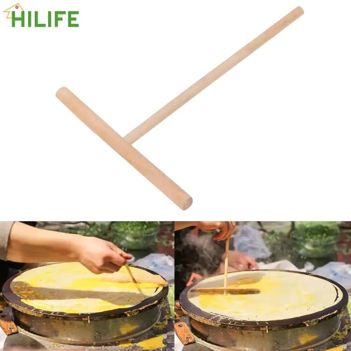 Bâton d'épandage de pâte à crêpes, outil de crêpes HILIFE, outils de cuisine à domicile, spécialité