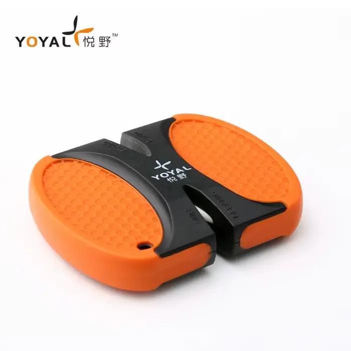 YOYAL professionnel extérieur Mini aiguiseur de couteaux en céramique et carbure affûtage de couteau