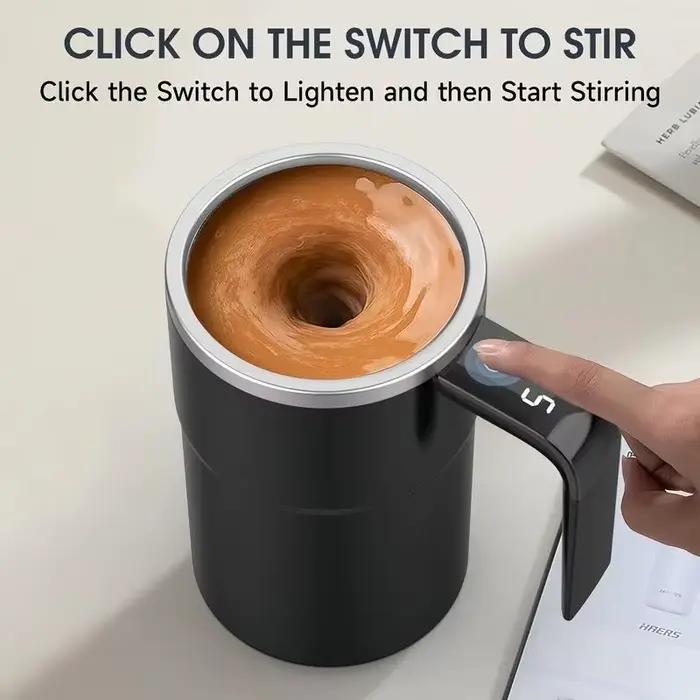 Tasse à café électrique auto-briquante de 380ML, étanche IP67, sans BPA, tasse à café, tasse magnéti