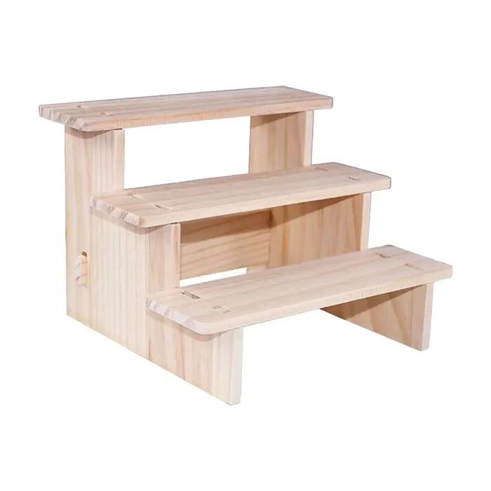 Présentoir en bois pour figurines à dessert, présentoir en bois, présentoir à bijoux, étagère à bonb