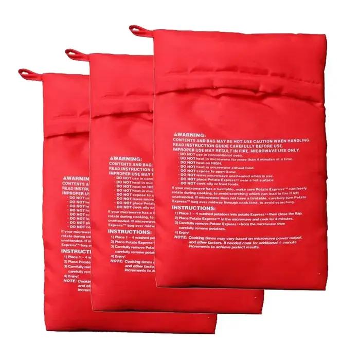 Sac de pommes de terre au micro-ondes réutilisable Express sac de cuiseur de pommes de terre au four