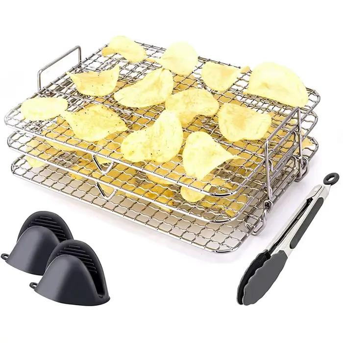 Friteuse à Air AD-Air T1 pour Ninja Foodi Grill XL, Déliaison Multi-Couches, Accessoires de Friteuse