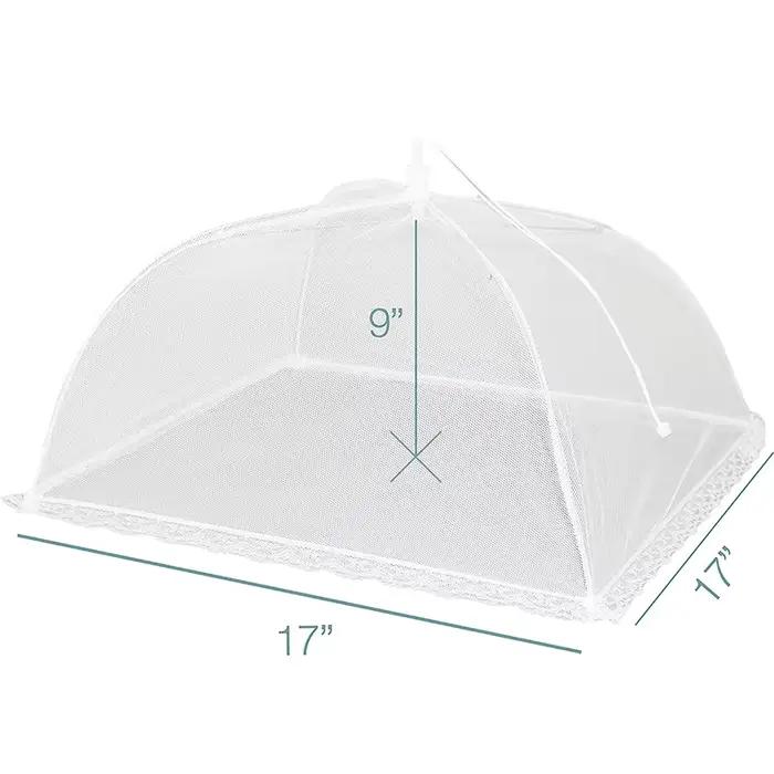 LMETJMA – couverture alimentaire en maille, grande et haute, couverture alimentaire, parapluie de te