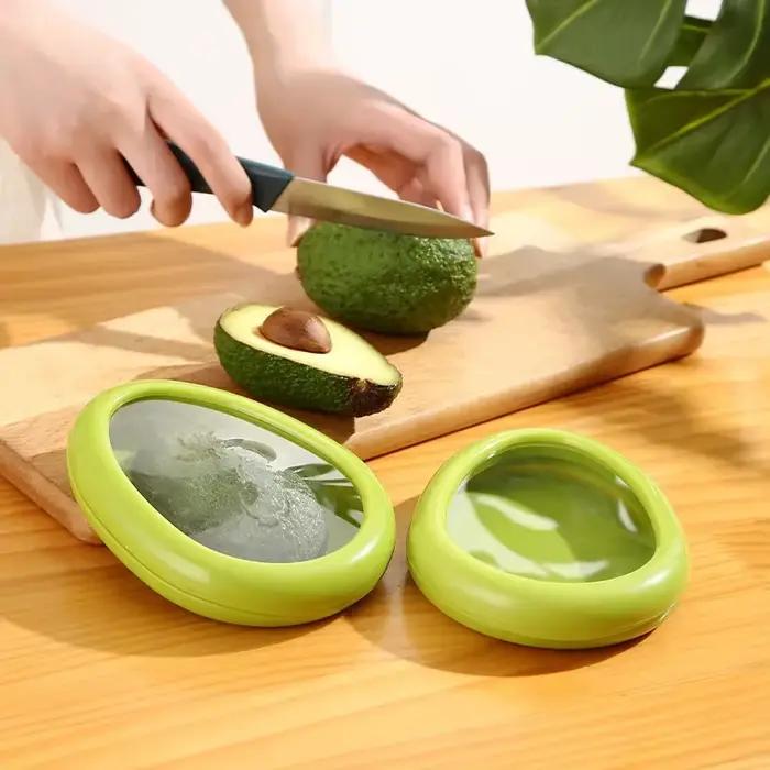 Boîte de rangement de cuisine, conteneur de fruits et légumes, boîte fraîche, avocat, tomate, citron