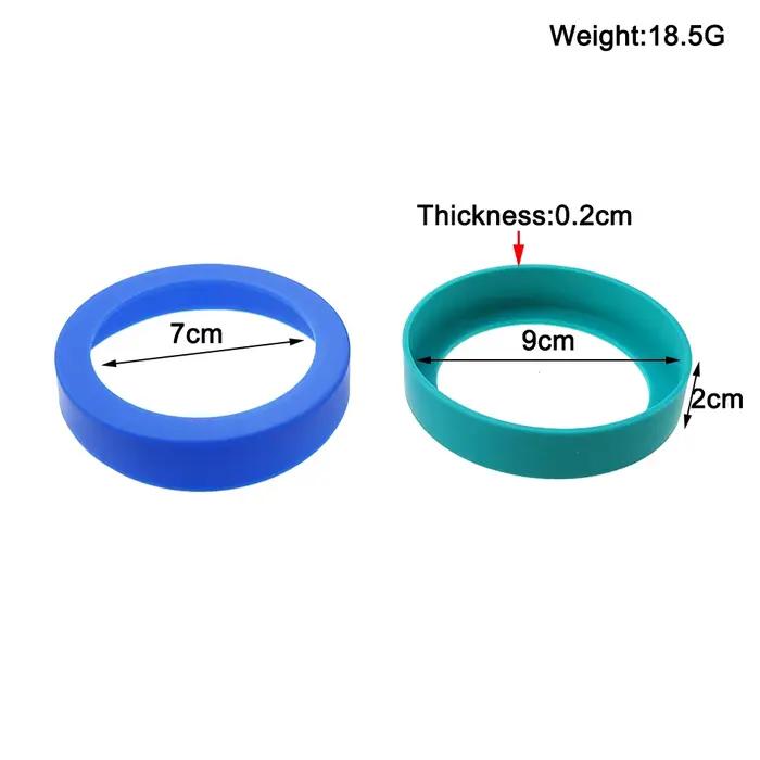 Couvercle de protection inférieur de tasse en Silicone souple, 1 pièce, 18,5 g, 9CM, support de béch