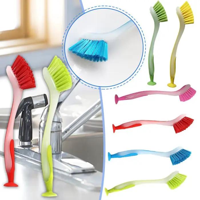 Brosse de nettoyage de casseroles multifonctionnelle, brosse verticale pour la vaisselle, Type vento