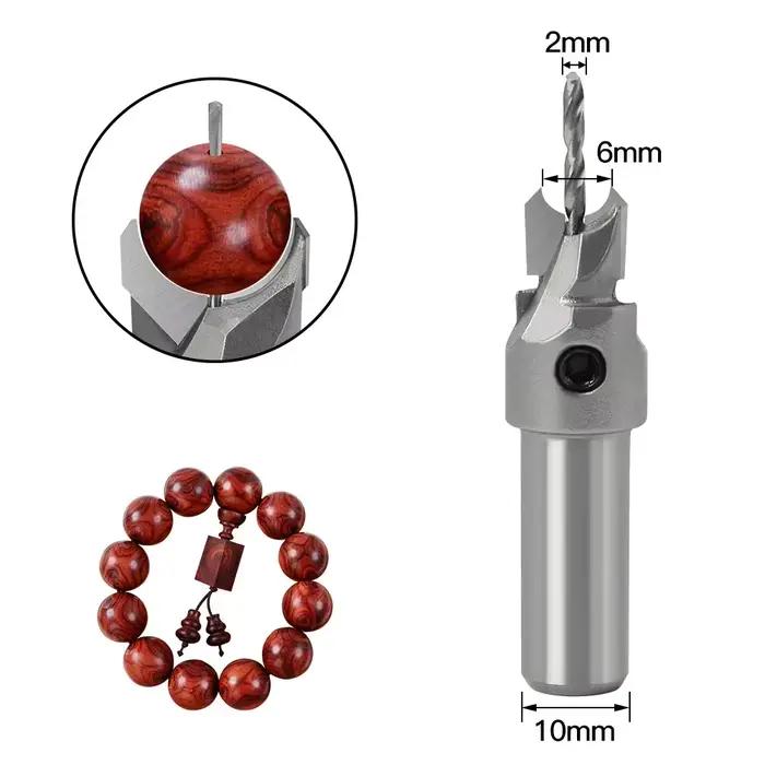 Couteau Fozhu en acier, outil de perçage pour perles rondes à petit trou et perles en bois, outil de