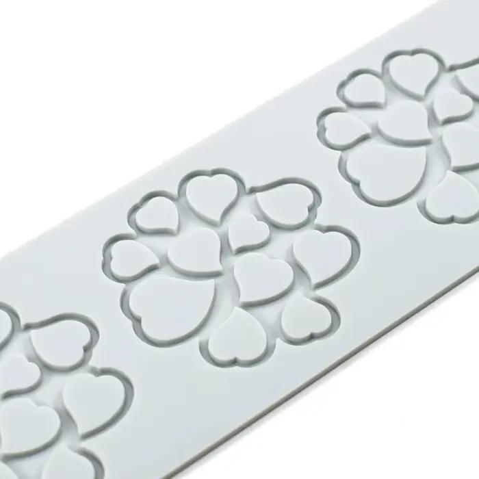 Coussin multi-styles en dentelle pour gâteau, feuille de bulle d'amour, Cuisine moléculaire, assiett