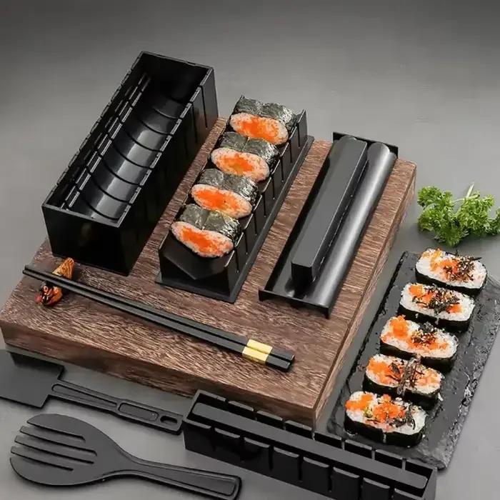 Kit de fabrication de Sushi, boule de riz japonaise, rouleau de gâteau, moule, bricolage, outil de f
