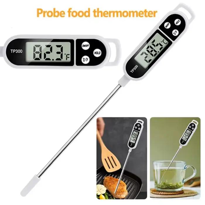 Thermomètre numérique à sonde pour viande, lait, cuisine, barbecue TP300 – Outil électronique de mes