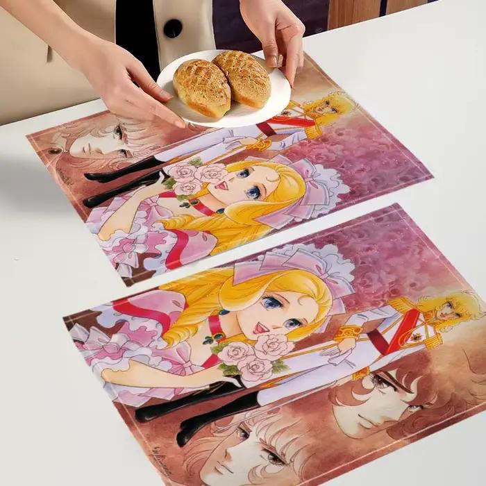The Rose Of Versailles Anime Napperon pour la cuisine, le bar, le coussin de bol, le degré de chaleu