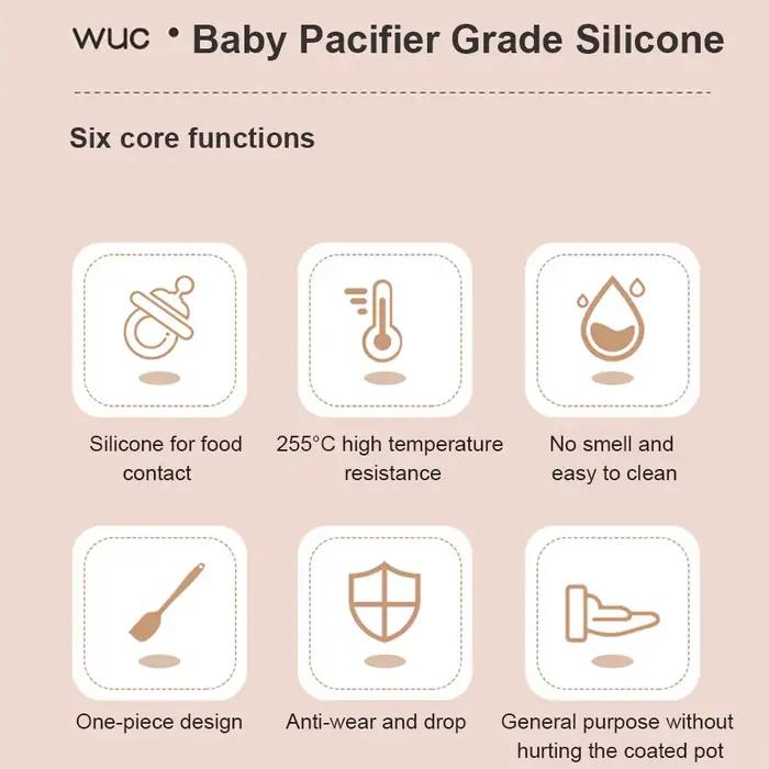Ensemble de cuisson en Silicone, spatule à crème pour gâteaux, grattoir, fouet à œufs domestique, br