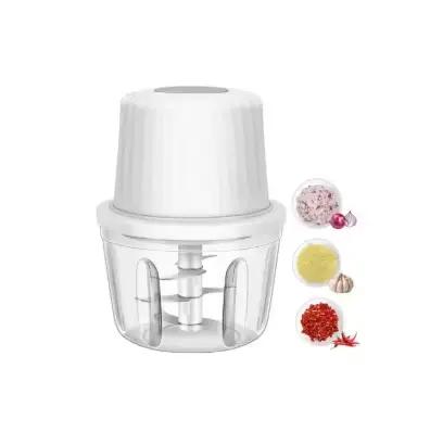 Hachoir à aliments électrique 400ML, hachoir à ail à 6 lames, mini hachoir à légumes, hachoir à légu