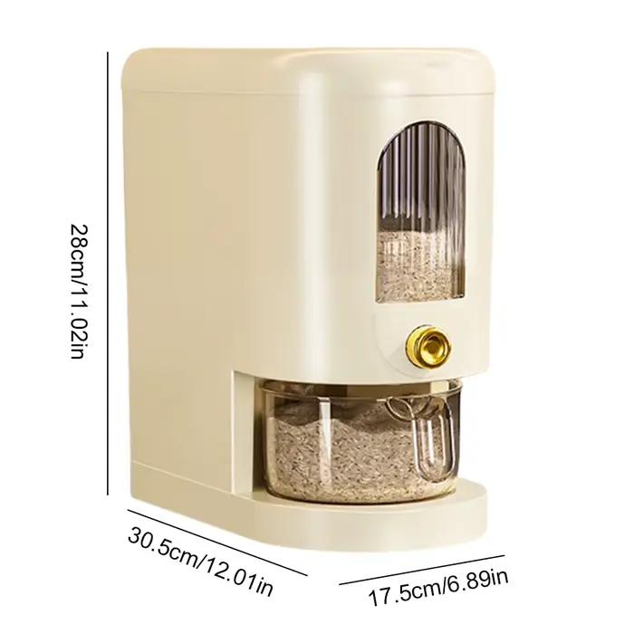 Distributeur existent de Riz Scellé E27, Boîte de Rangement avec Couvercle et Conteneur de Stockage