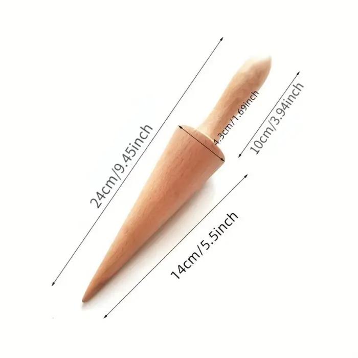 Moule à cône de crème glacée en bois, outil de cuisine bricolage pour la fabrication de gaufres, de