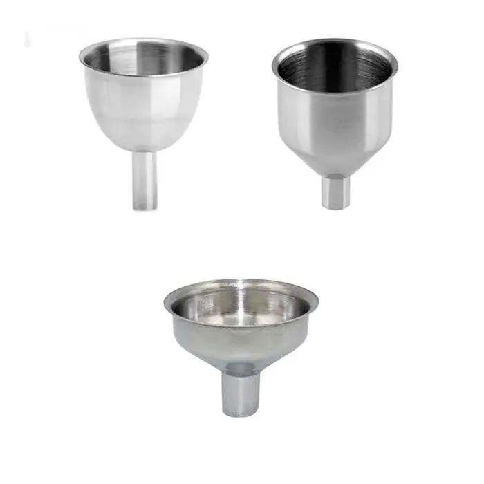 Mini entonnoir de cuisine en acier inoxydable, outil de décharge de liquide, d'extraction de hanche